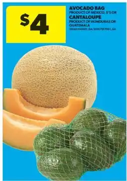 Real Canadian Superstore AVOCADO BAG, 5' S OR CANTALOUPE offer