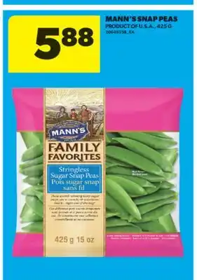 Real Canadian Superstore MANN'S SNAP PEAS offer