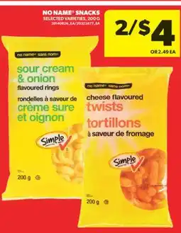 Real Canadian Superstore NO NAME SNACKS, 200 G offer