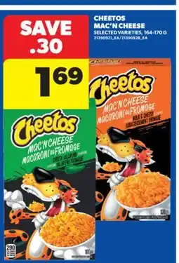 Real Canadian Superstore CHEETOS MAC'N CHEESE, 164-170 G offer