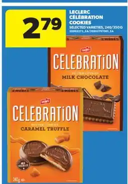 Real Canadian Superstore LECLERC CÉLÉBRATION COOKIES, 240/350 G offer