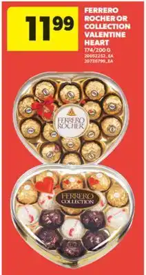 Real Canadian Superstore FERRERO ROCHER OR COLLECTION VALENTINE HEART, 174/200 G offer