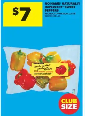 Real Canadian Superstore NO NAME NATURALLY IMPERFECT SWEET PEPPERS, 2.5 LB offer