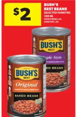 Real Canadian Superstore BUSH'S BEST BEANS, 398 ML offer