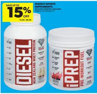 Real Canadian Superstore PERFECT SPORTS SUPPLEMENTS offer