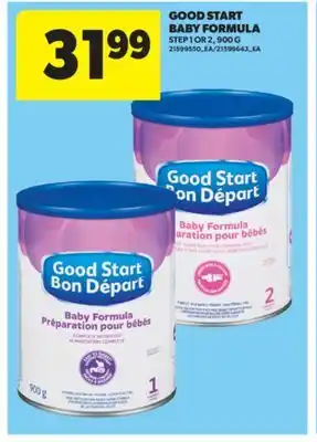 Real Canadian Superstore GOOD START BABY FORMULA STEP, 900 G offer