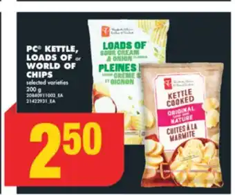 No Frills PC KETTLE, LOADS OF OR WORLD OF CHIPS, 200 G offer