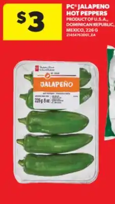 Real Canadian Superstore PC JALAPENO HOT PEPPERS, 226 G offer