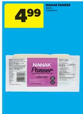 Real Canadian Superstore NANAK PANEER, 341 G offer