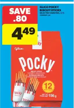 Real Canadian Superstore GLICO POCKY BISCUIT STICKS, 12' S offer