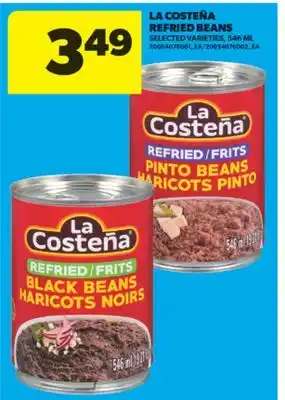 Real Canadian Superstore LA COSTEÑA REFRIED BEANS, 546 ML offer