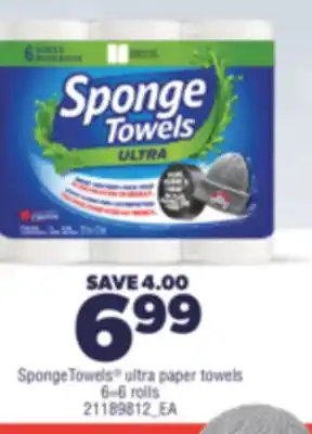 Real Canadian Superstore SPONGETOWELS ULTRA PAPER TOWELS offer