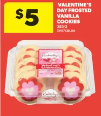 Real Canadian Superstore VALENTINE'S DAY FROSTED VANILLA COOKIES, 383 G offer