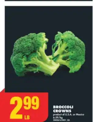 No Frills BROCCOLI CROWNS offer