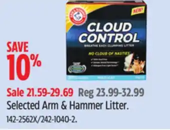 Canadian Tire Arm & Hammer Litter offer