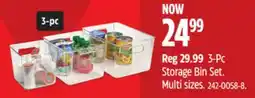 Canadian Tire Dial 3-Pc Storage Bin Set offer