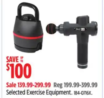 Canadian Tire Selected Exercise Equipment offer