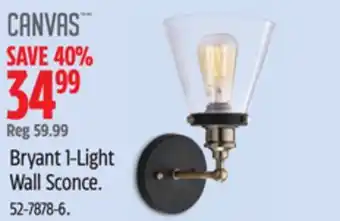 Canadian Tire Bryant 1-Light Wall Sconce offer