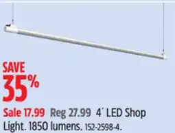 Canadian Tire Feit Electric 4' LED Shop Light offer