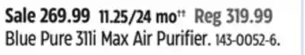 Canadian Tire Blue Pure 311i Max Air Purifier offer