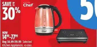 Canadian Tire Selected Kitchen Appliances offer