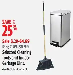 Canadian Tire Selected Mastercraft Cleaning Tools and Indoor Garbage Bins offer