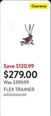 Walmart FLEX TRAINER offer