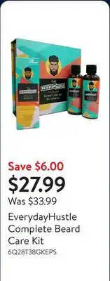 Walmart EverydayHustle Complete Beard Care Kit offer