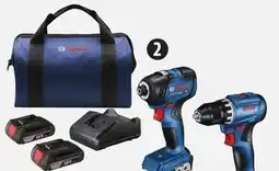 Canadian Tire BOSCH 18V Compact Brushless Impact Driver and Drill Combo Kit offer