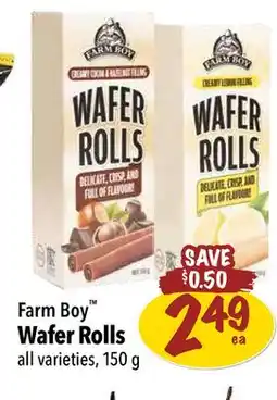 Farm Boy Farm Boy Wafer Rolls offer