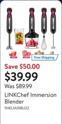 Walmart LINKChef Immersion Blender offer