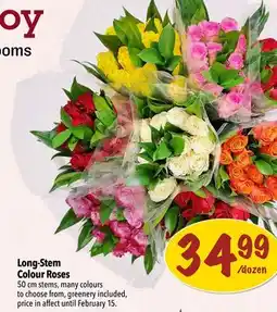 Farm Boy Long-Stem Colour Roses offer