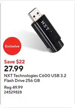 Staples NXT Technologies C600 USB 3.2 Flash Drive 256 GB offer