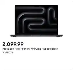 Staples MacBook Pro (14-inch) M4 Chip - Space Black offer