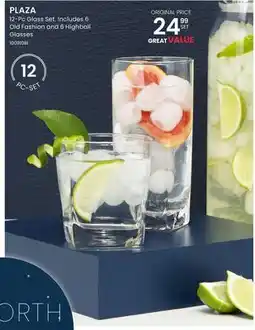 Stokes PLAZA 12-Pc Glass Set offer