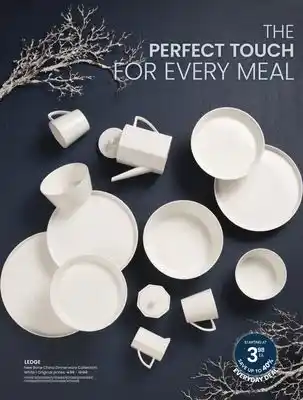 Stokes LEDGE New Bone China Dinnerware Collection White offer