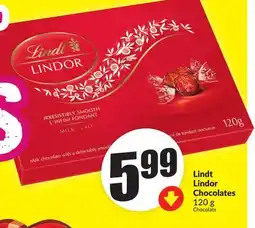 FreshCo Lindt Lindor Chocolates 120 g offer