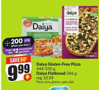 FreshCo Daiya Gluten-Free Pizza 444-550 g Daiya Flatbread 346 g offer