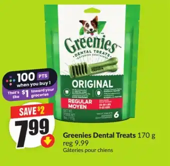 FreshCo Greenies Dental Treats 170g offer