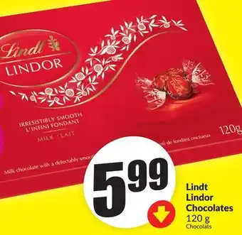 Chalo FreshCo Lindt Lindor Chocolates 120 g offer