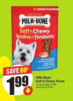 FreshCo Milk-Bone Soft & Chewy Treats 113g offer