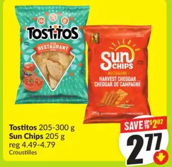 FreshCo Tostitos 205-300 g Sun Chips 205 g offer