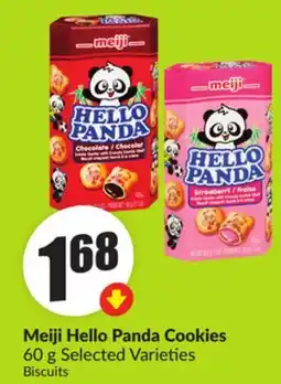 FreshCo Meiji Hello Panda Cookies 60 g Selected Varieties offer