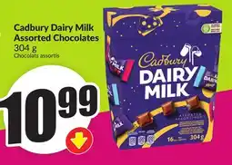 Chalo FreshCo Cadbury Dairy Milk Assorted Chocolates 304 g offer