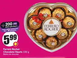 Chalo FreshCo Ferrero Rocher Chocolate Hearts 100 g offer