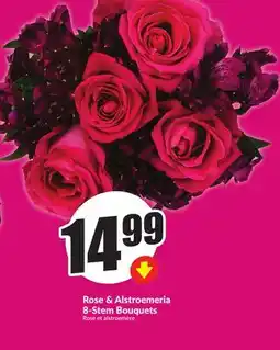 FreshCo Rose & Alstroemeria 8-Stem Bouquets offer