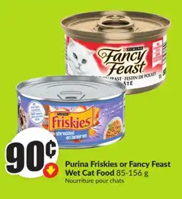 Chalo FreshCo Purina Friskies or Fancy Feast Wet Cat Food 85-156 g offer