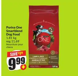 Chalo FreshCo Purina One Smartblend Dog Food 1.81 kg offer