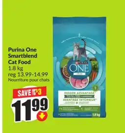 Chalo FreshCo Purina One Smartblend Cat Food 1.8 kg offer