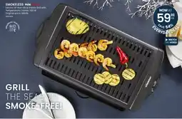 Stokes SMOKELESS Electric 15 Non-Stick Indoor Grill with Temperature Control, 1120 W offer